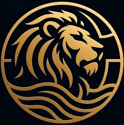 Wellington Pools lion emblem